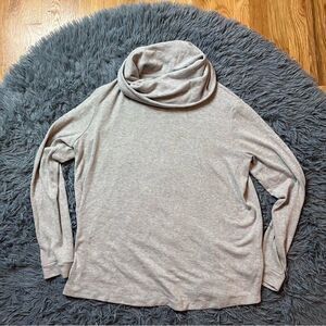 Johnston & Murphy Cowl Neck Sweater Gray Size L